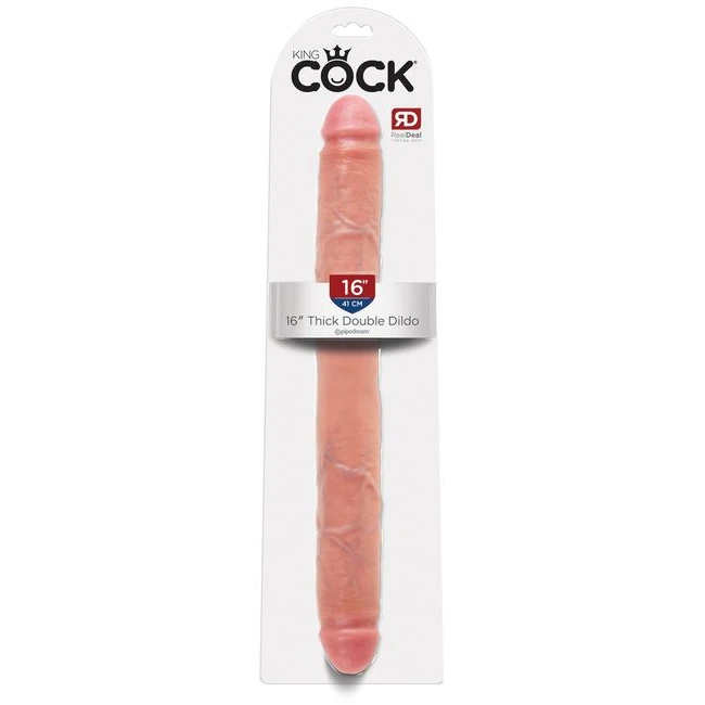 King Cock Thick Double Dildo - Material & Feel