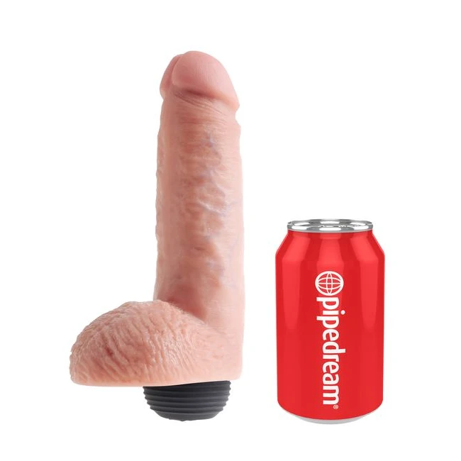 King Cock Squirting Cock W/ Balls - Additional Features & Accessories