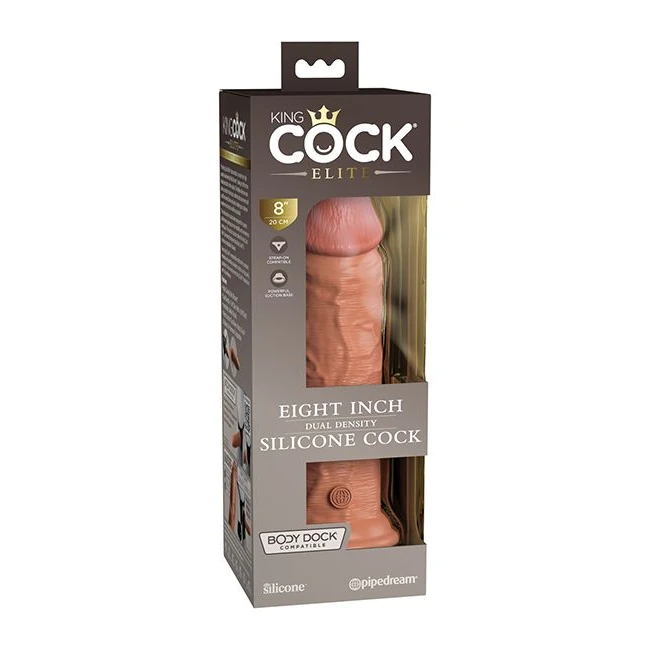 King Cock Elite Silicone Dual-density Cock. - Material Feel & Construction