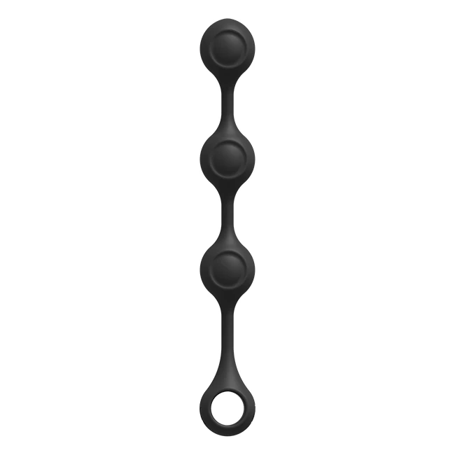 Kink Weighted Silicone Anal Balls Black - Size, Fit & Compatibility