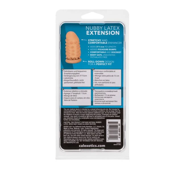 Latex Extension Nubby-ivy - Internal Texture and Stimulation