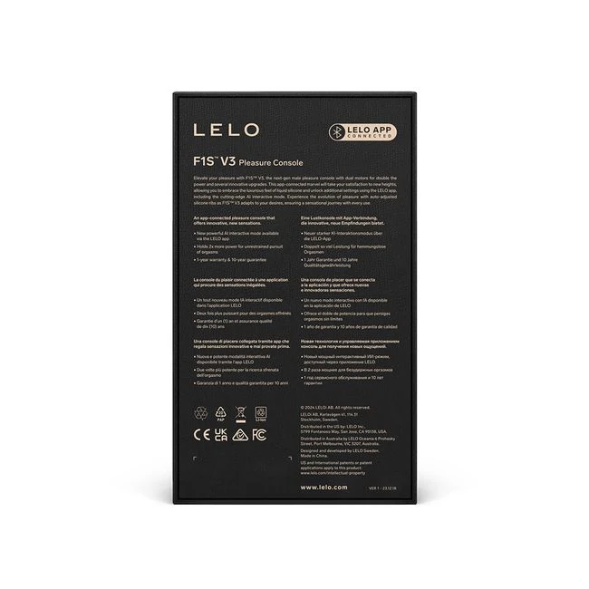 Lelo F1s V3 Xl Teal - Grip, Control, and App Connectivity