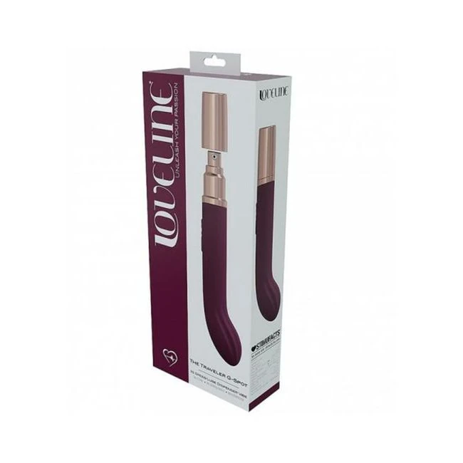 Loveline Traveler G-spot Silicone Rechargeable Splashproof Blue/grey - How It Feels