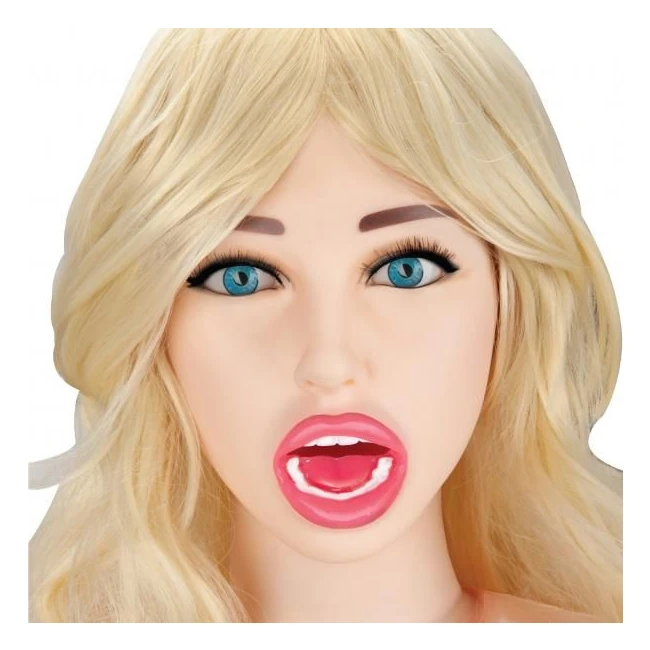 Luvdollz Life Size Blonde Blow Up Doll Remote Controlled - Vibration Modes & Sensory Features