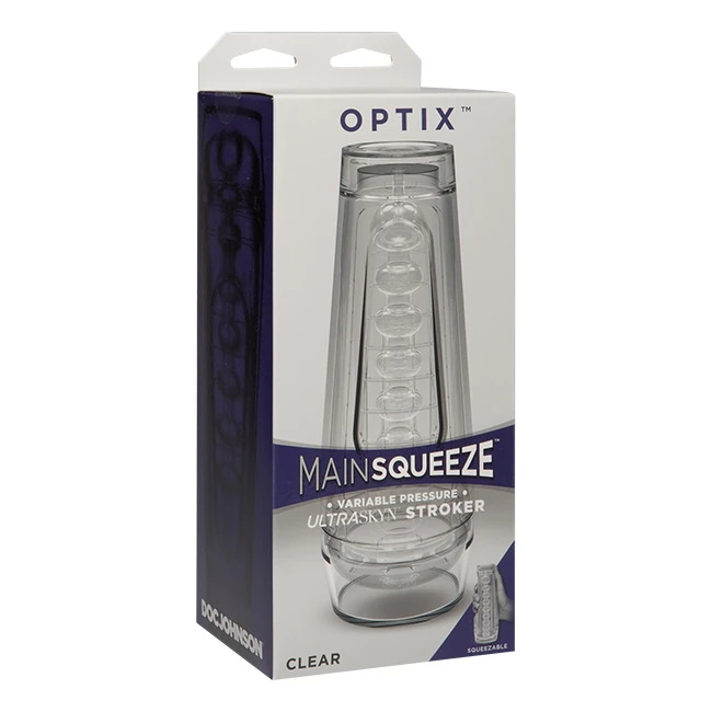 Main Squeeze Optix Crystal Stroker - Size & Fit