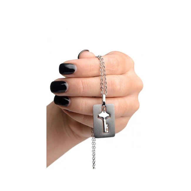 Master Series Cuffed Locking & Key Necklace - Materials & Specifications