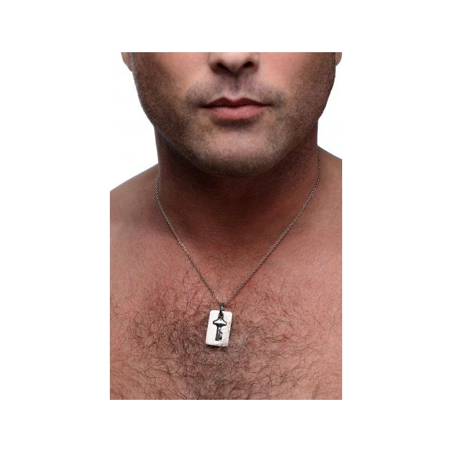 Master Series Cuffed Locking & Key Necklace - Please Note