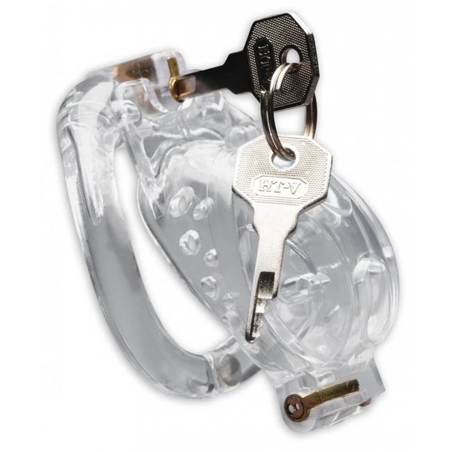 Master Series Custome Lockdown Chastity Cage Clear - Hardware & Fasteners