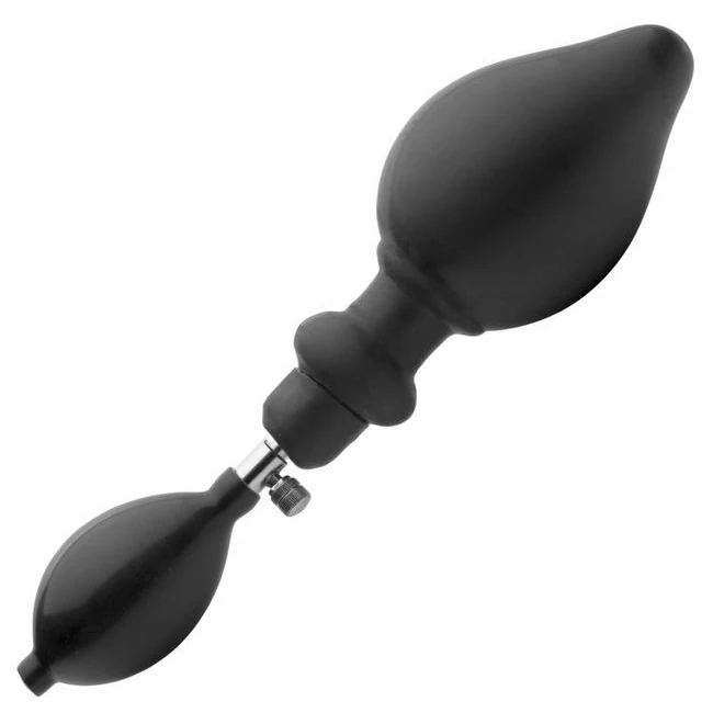 Master Series Expander Inflatable Anal Plug W/pump - Shape & Comfort