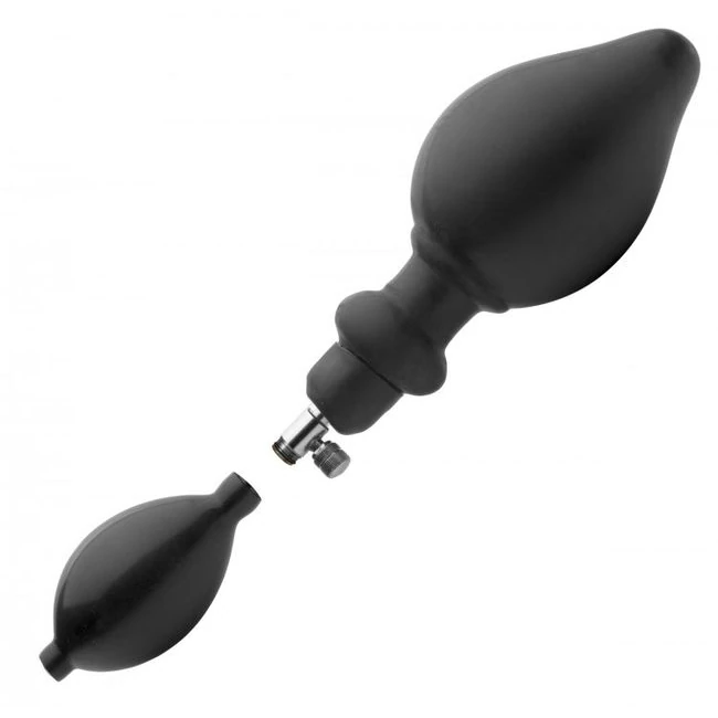 Master Series Expander Inflatable Anal Plug W/pump - Graduated Sizing for Versatile Pleasure