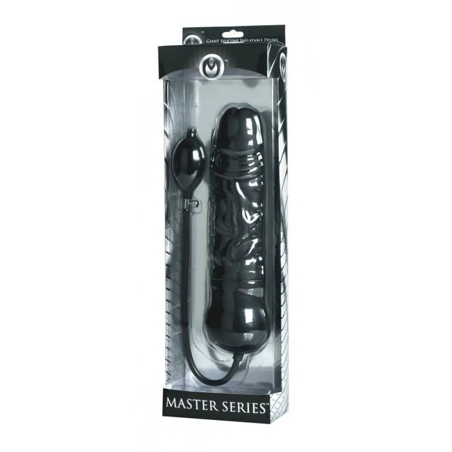 Master Series Inflatable Dildo Plug - Shape & Texture