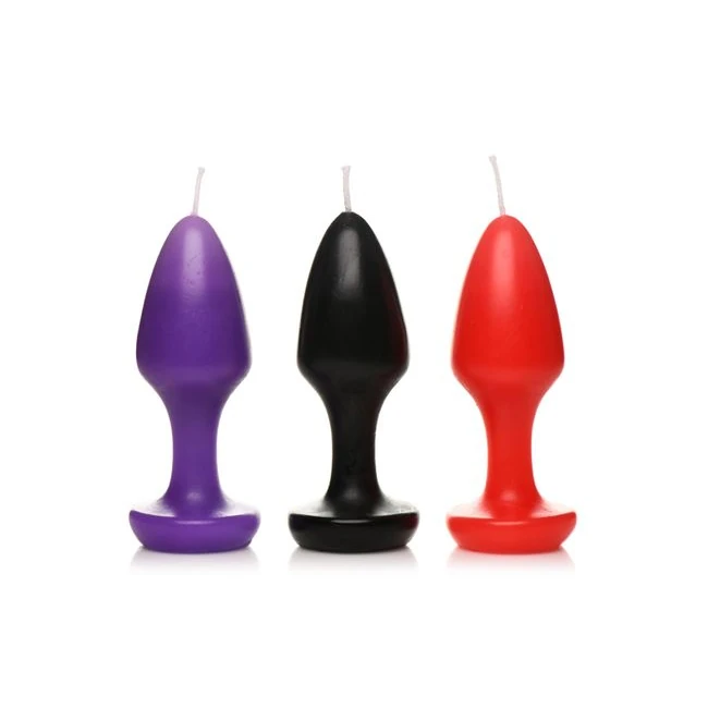 Master Series Kink Inferno Drip Candles Black Purple Red - Materials & Safety Features