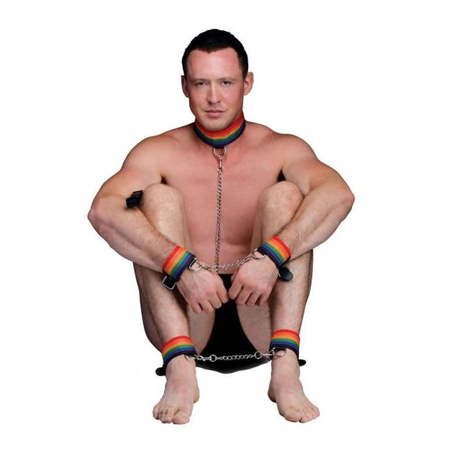 Master Series Kinky Pride Rainbow Bondage Set - Comfort & Fit