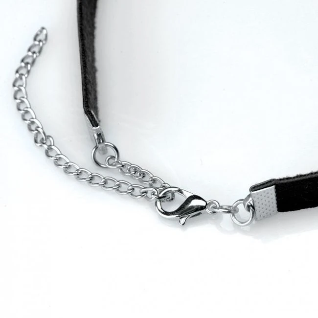 Master Series Lush Pet Silver Ring Slim Choker - Hardware & Fasteners