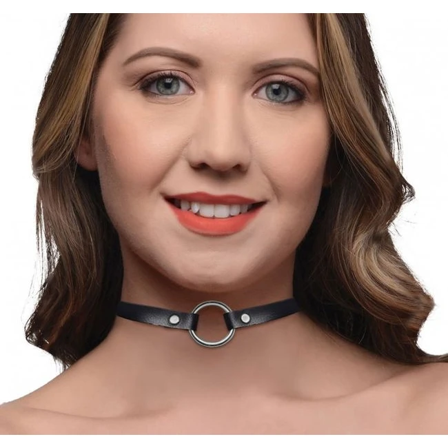 Master Series Lush Pet Silver Ring Slim Choker - Comfort & Fit