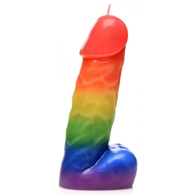 Master Series Pride Pecker Rainbow Drip Candle - Features & Usage