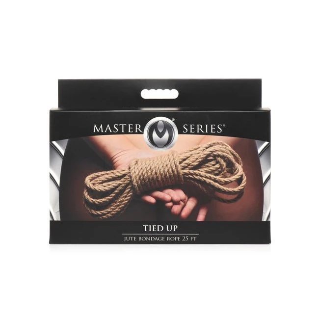 Master Series Tied Up Jute Bondage Rope - Comfort & Sensation