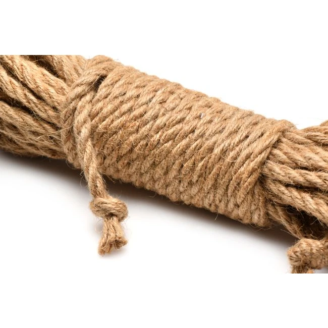 Master Series Tied Up Jute Bondage Rope - Usage & Safety
