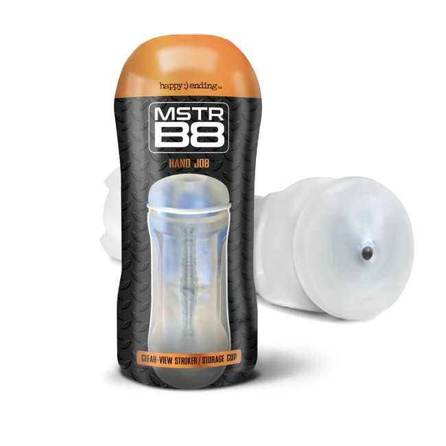 Mstr B8 Clear View Stroker Cup Hand Job - Internal Texture and Stimulation