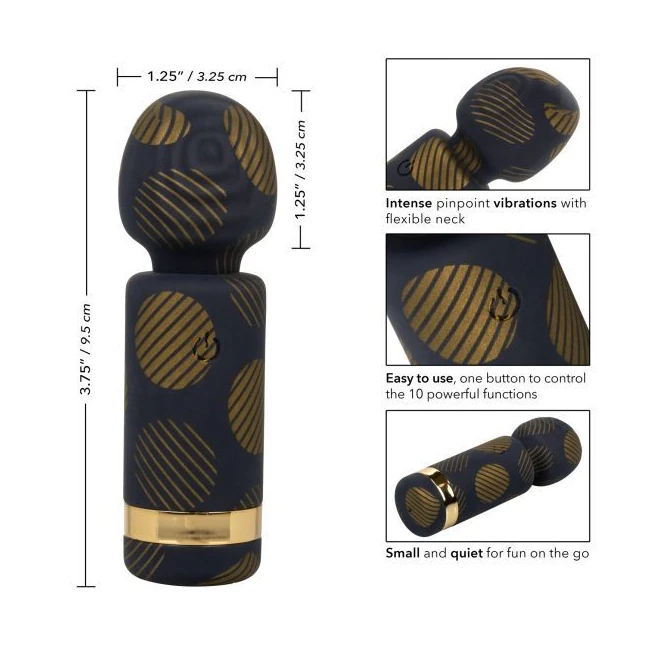 Naughty Bits Lit Clit Teeny Weenie Wand - Vibration Modes