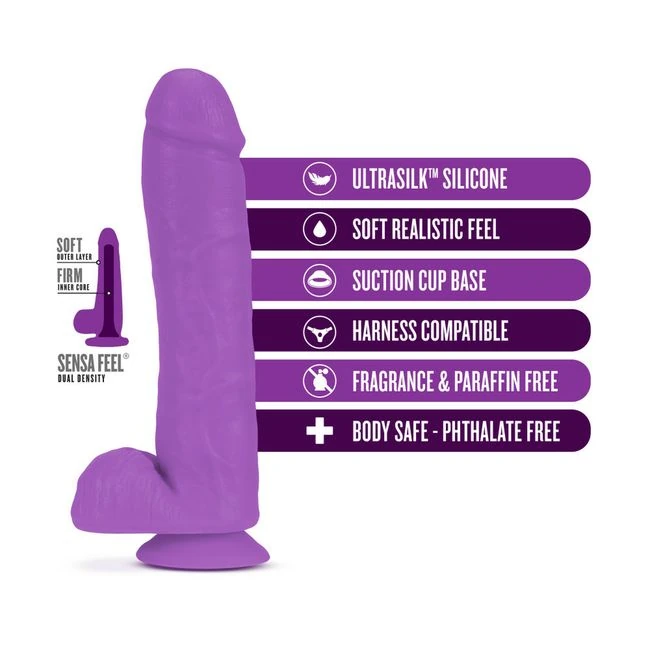 Neo Elite Dual Density Cock W/ Balls - Size & Fit