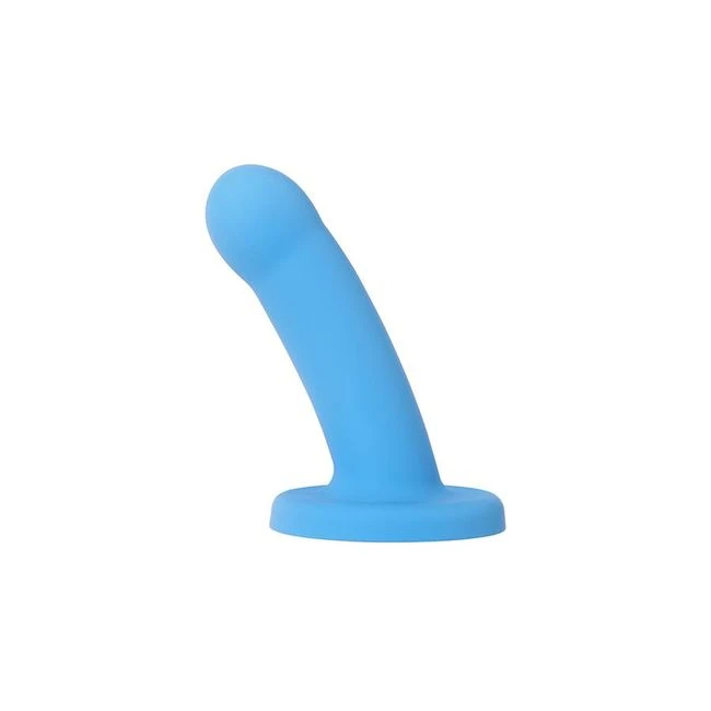 Nexus Jinx Periwinkle 5in Silicone Strap on - Shape & Texture