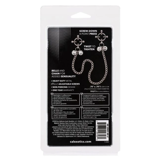 Nipple Grips 4-point Nipple Press W/ Bells - Features