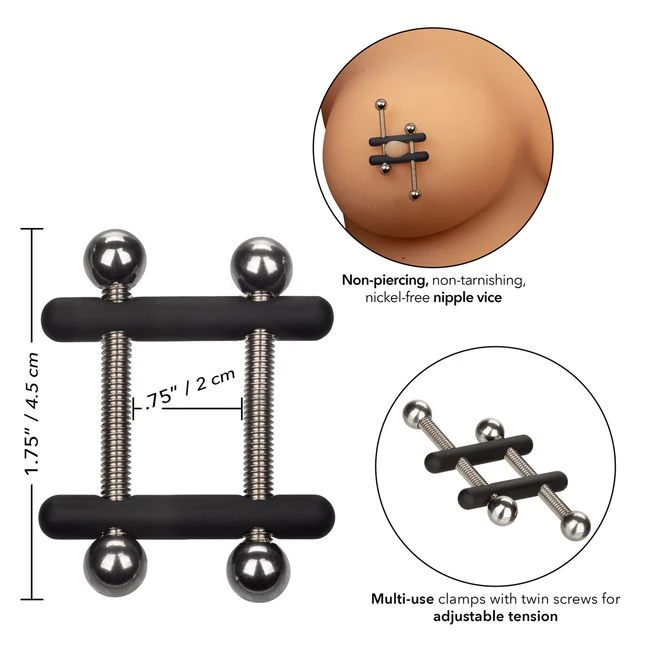 Nipple Grips Power Grip Crossbar Vices - Specifications