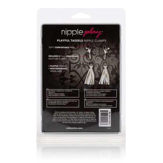 Nipple Play Playful Tassels Nipple Clamps - Comfort & Fit