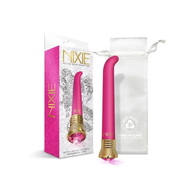 Nixie Jewel Satin G Vibe Pink Tourmaline - Vibration Modes