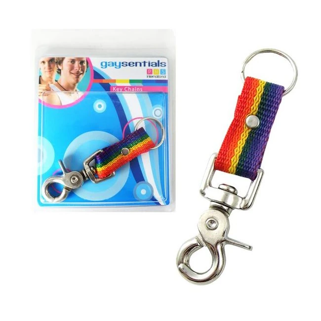 Nylon Key Tag W/scissor Snap - Fabric & Feel