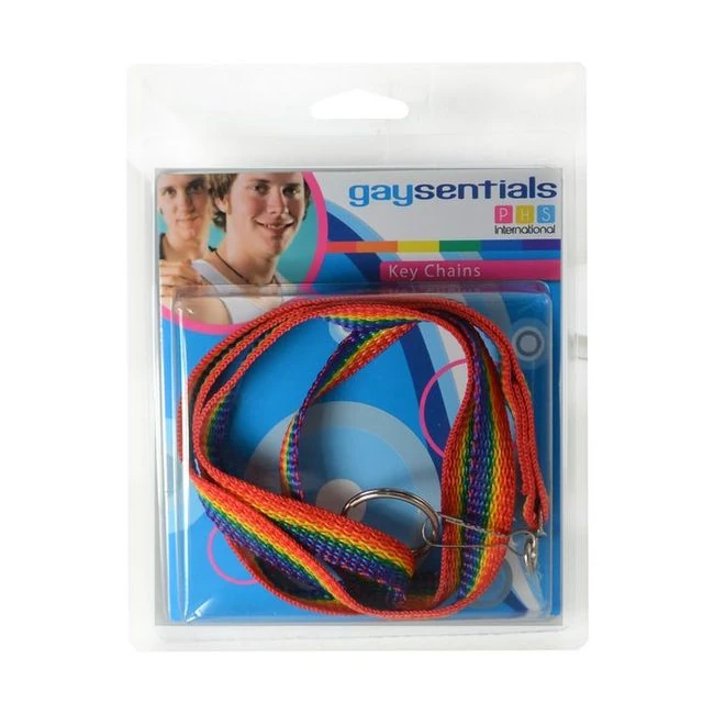 Nylon Lanyard W/key Ring - Fabric & Feel