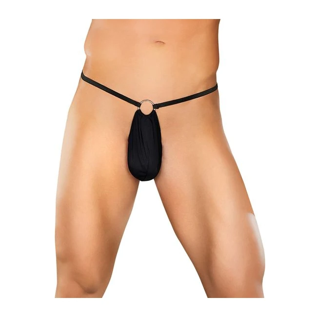 Nylon/spandex G-string W/front Ring O/s - Comfort & Fit