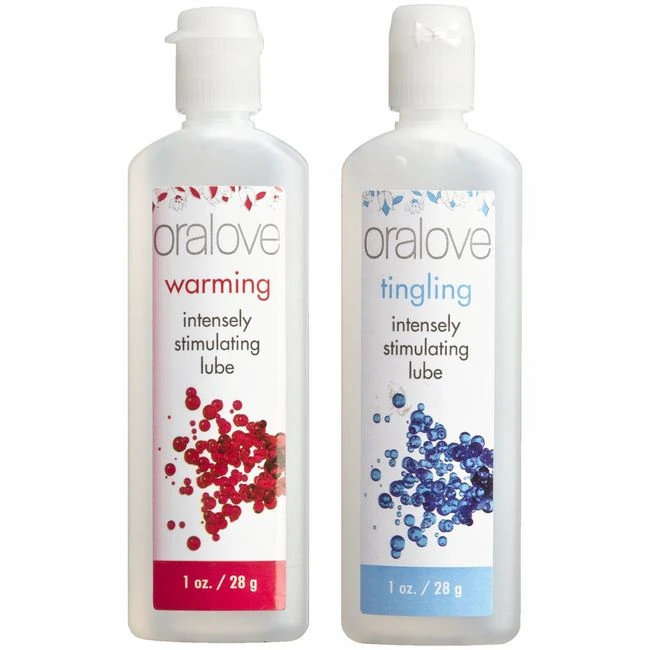 Oralove 2 Pack Lube Warming & Tingling - Shape & Texture