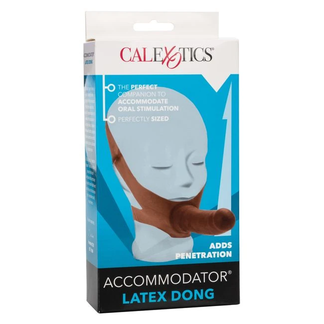 Original Accommodator Latex Dong Brown - Perfect for Gifting