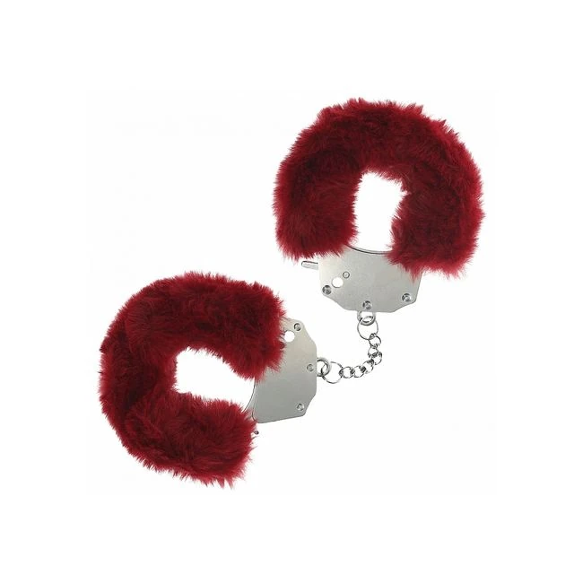Ouch! Heavy-duty Fluffy Handcuffs Burgundy - Build & Quality