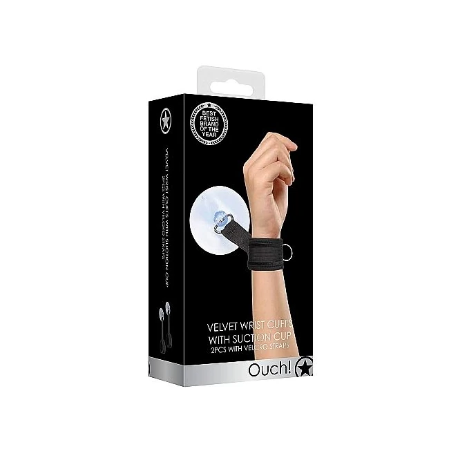 Ouch! Suction Cup Handcuffs Adjustable Black - Build & Quality