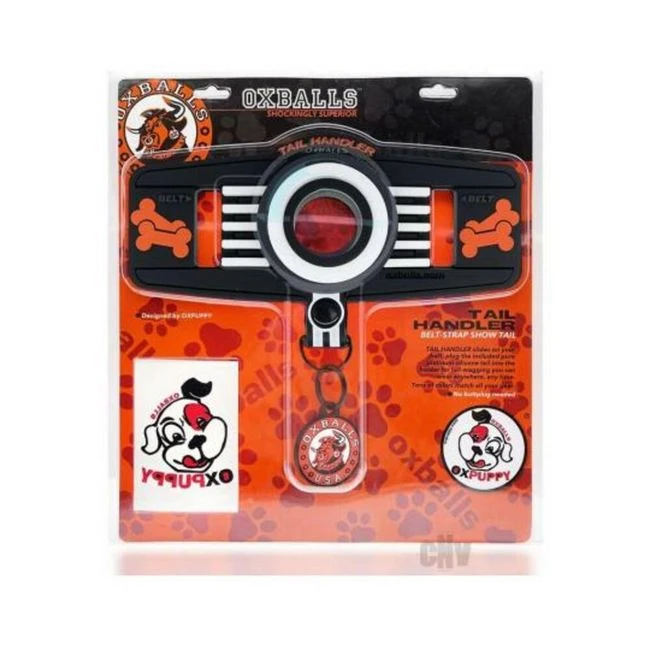 Oxballs Tail Handler Belt Strap With Pup Tail Silicone/pvc - Material Feel & Construction