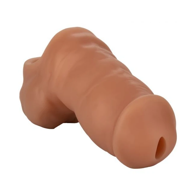 Packer Gear 5in Ultra Soft Silicone Stp Brown - Shape & Texture