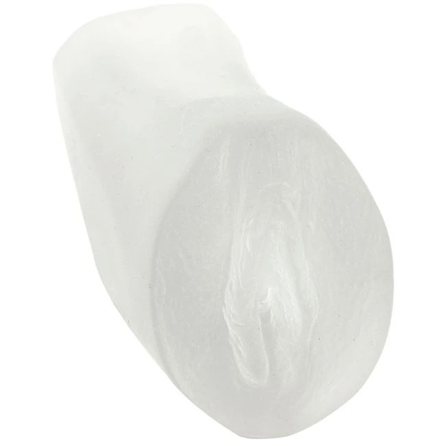 Palm Pal Frosted Ultraskyn Masturbator Pussy Clear Bx - Size & Fit