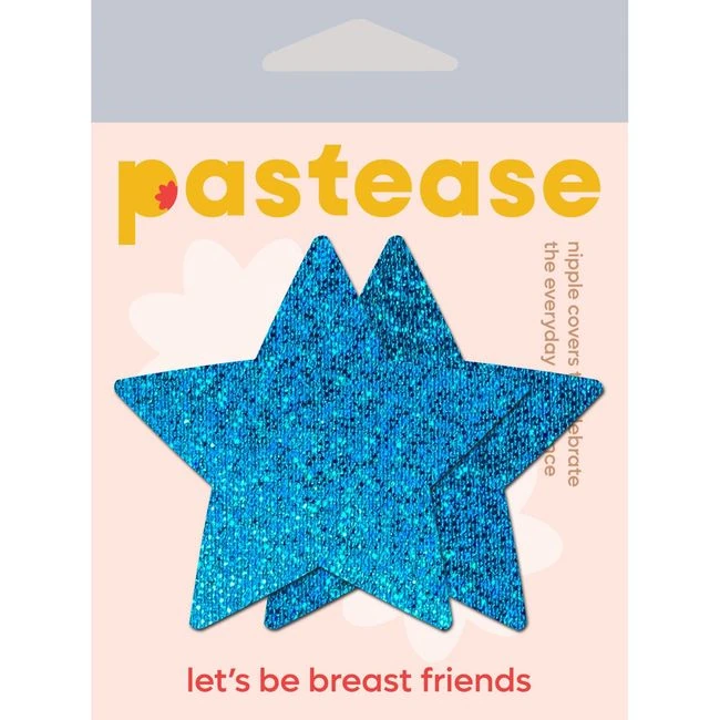 Pastease Blue Glitter Star - Fabric & Feel