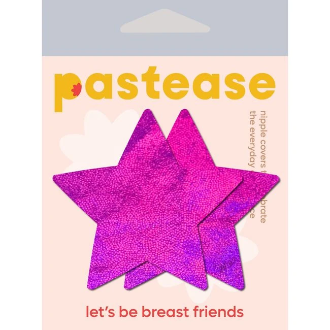 Pastease Holographic Star Pink - Fabric & Feel