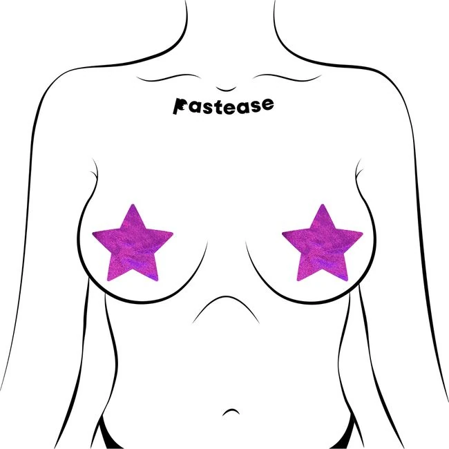 Pastease Holographic Star Pink - Fit & Sizing