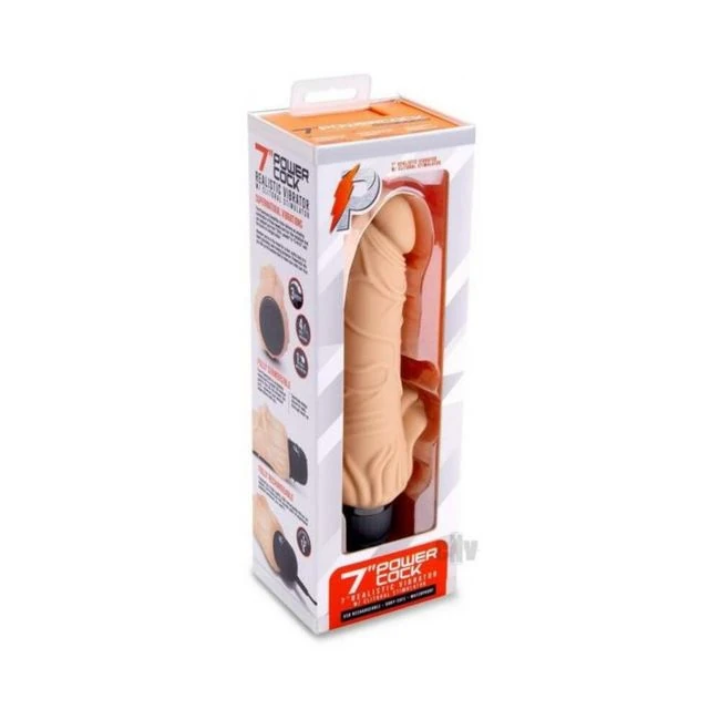 Pc Realistic Vibe W/clit Stim 7 - Vibration Modes