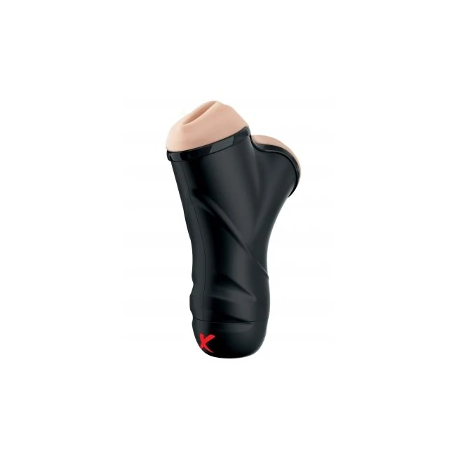Pdx Elite Double Penetration Vibrating Stroker - Grip, Control, and Vibrations