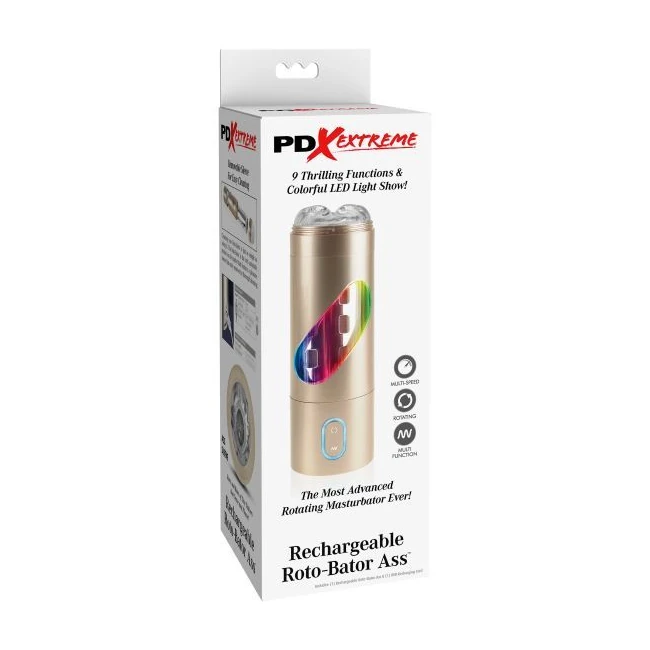 Pdx Extreme Roto Bator Ass Rechargeable - Specifications