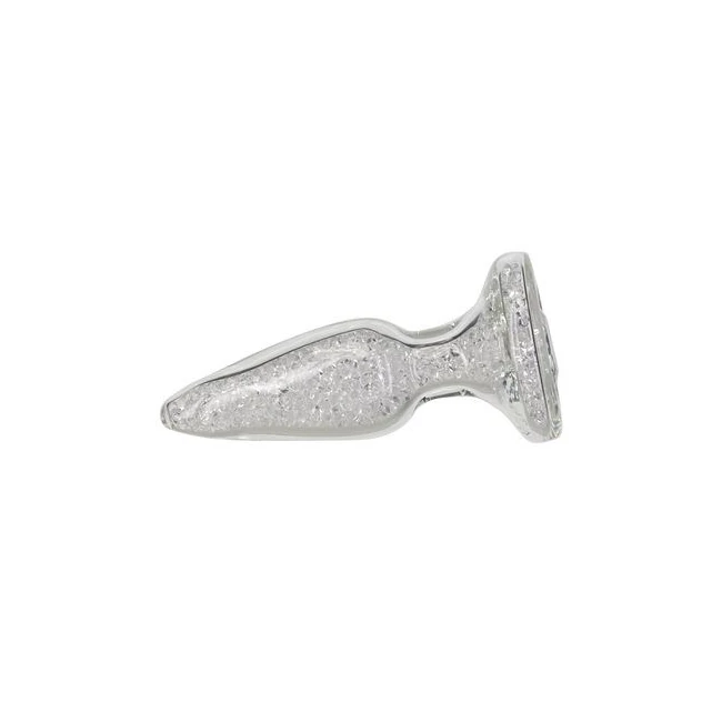 Pillow Talk Fancy Glass Anal Plug Translucent - Vibration Modes and Power
