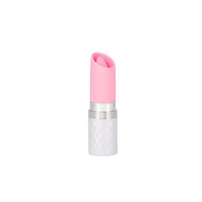 Pillow Talk Lusty Flickering Massager W/ Crystal Pink - Power & Performance