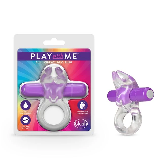 Play with Me - Bull Vibrating C-ring - - Fit & Sizing