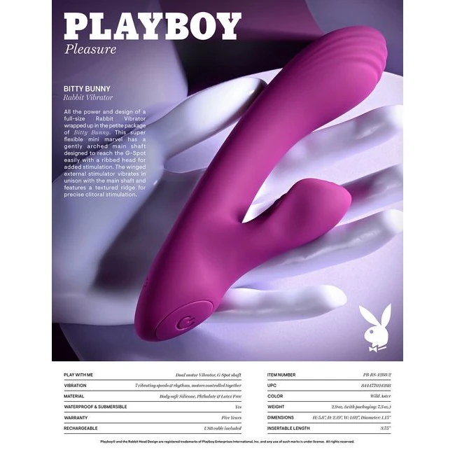 Playboy Bitty Bunny - Vibration Modes